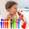 thumbnail image 1 of Máquina para hacer paletas de hielo grande de 2 piezas con silicona de grado alimenticio, práctica y versátil para helados caseros., 1 of 6