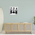 thumbnail image 2 of Stupell Industries Women Sitting Beach Monochrome Vintage Swimsuits Flippers Photograph White Framed Art Print Wall Art, Design by Graffitee Studios, 2 of 8