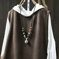 thumbnail image 3 of RXMEKW White Coat Women, Solid-Color Knitted Loose Versatile Coat, 3 of 5
