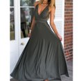 thumbnail image 1 of Sexy mujer Multiway Wrap Convertible Boho Maxi Club vestido rojo vendaje vestido largo fiesta damas de honor Infinity Robe Longue Femme Tan Jianjun  unisex, 1 of 2