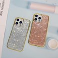 thumbnail image 5 of Compatible with iPhone 15 Pro Max Bling Diamond Case Glitter for Women 3D Rhinestone Crystal Shiny Sparkly Protective Cover with Electroplate Plating Bumper Luxury Fashion Case Gold, 5 of 15