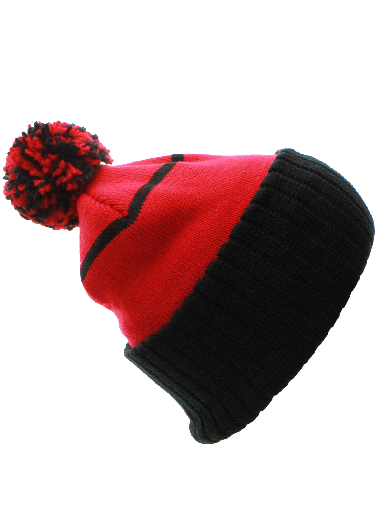 knitted pom pom hat