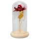 thumbnail image 2 of Cúpula de cristal y rosa roja, rosa en cúpula de cristal que ilumina la rosa eterna, rosa encantada, regalos románticos, resistentes y resistentes, 2 of 8