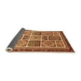 thumbnail image 2 of Ahgly Company Indoor Rectangle Abstract Orange Modern Area Rugs, 8' x 10', 2 of 4