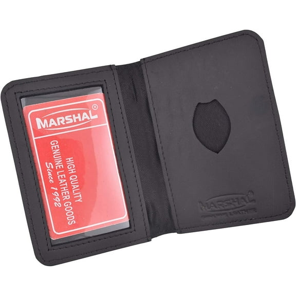 Family Member Police Mini Badge ID Card Holder Cases Bifold Wallet