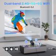 thumbnail image 3 of Proyector Mentech Mini 150 WiFi Bluetooth Android TV 11.0, 3 of 7