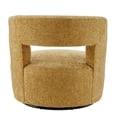 thumbnail image 5 of New Pacific Direct Jazzlyn Fabric Swivel Accent Chair in Grenada Mustard, 5 of 13