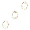 thumbnail image 3 of Pendientes de aro grande Sonducket para niña sin orificio para la oreja aleación portátil acero dorado, 3 of 6