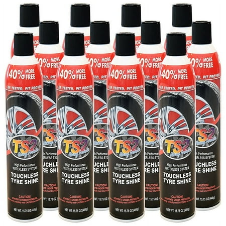 TS2 High Performance Touchless Tire Shine by FW1 Fast Wax (12 Pack)