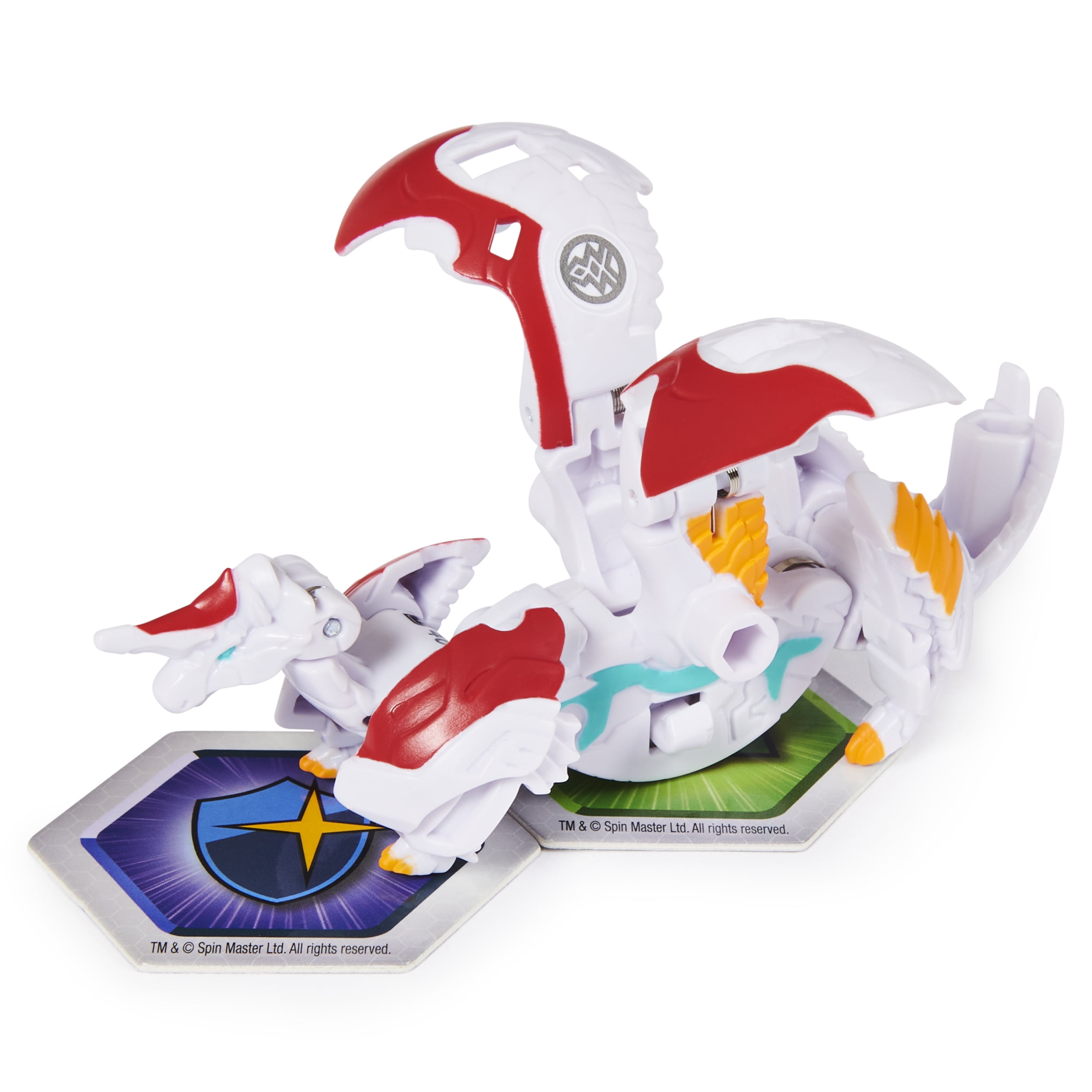 Bakugan Armored Alliance PEGATRIX x GILLATOR Fusion Gate Trainer * White  Dragon