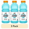 (3 pack) Gatorade Zero Sugar Glacier Freeze Thirst Quencher Sports Drinks, 20 fl oz Bottle