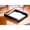thumbnail image 4 of Dacasso Walnut And Leather Desk Set 3-Piece, 4 of 5