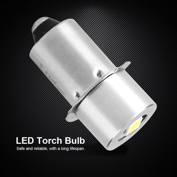 Mumusuki Linterna Bombilla 1Pcs P13.5S 1W LED Linterna Bombilla de Repuesto Antorcha Lámpara Luz de Trabajo de Emergencia(4.5V) Ecomeon no