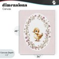 thumbnail image 4 of Stupell Industries Cottage Spring Gingham Duckling Canvas Art, 36 x 48, by Christine Simpson Art, 4 of 8