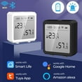 thumbnail image 4 of mmirethe Tuya LCD Screen Smart Temperature Humidity Sensor Bedroom Remote Control WiFi Thermometer Battery Powered Intelligent Device White, 4 of 7