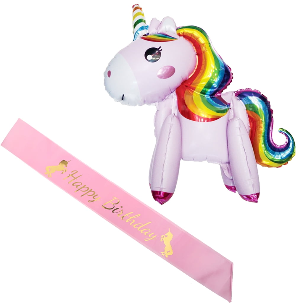Details about   Rainbow Bright Pink Unicorn Glass Ornament White Horse Pony Magic Princess Gift 