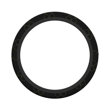 XMXY Car Steering Wheel Cover, Geometry Graphic Decor Non-Slip Jeep Truck Universal Elastic Steering Wheel Protector 15 inch