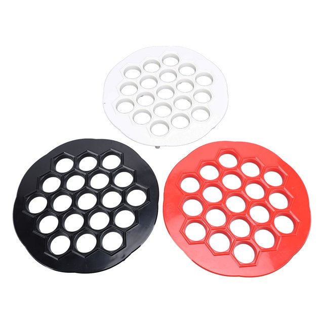 Russian Dumpling Maker, 3pcs Ravioli Dumpling Mould Safe Easy Cleaning for Kitchen Supplies