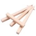 thumbnail image 4 of 12 Pack 5 Inch Mini Wood Display Easel Natural Wooden Tripod Holder Stand for Displaying Small Canvases and Photos, 4 of 8
