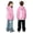 V106-Pink, variant on WhouRiu Boys Girls Letter Graphic Hoodie Kids Unisex Long Sleeve Hooded Pullover With Pockets Autumn Winter Soft Cozy Sweatshirts,9-10 Years