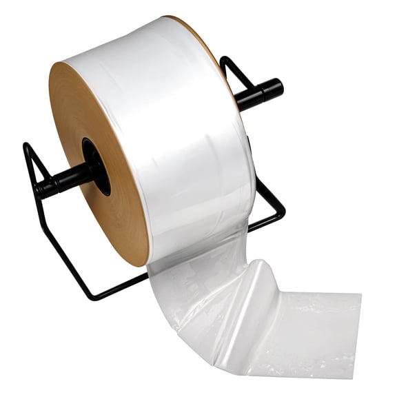 Clear Poly Tubing Roll, 1.5 Mil Polyethylene Packaging, 30 in x 2900 ft