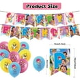 thumbnail image 4 of 32 PCS For Song Enlightenment Cartoon Themed Birthday Party Decorations Set – Includes Banner, Cake Topper, 18 Balloons, 12 Cupcake Toppers and Party Supplies, 4 of 7