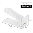thumbnail image 4 of Organizador de Ranuras para Zapatos, Zapatero de Ajustable, Apiladores Que Ahorran Espacio para Pares de Zapatos (Transparente, Paquete de 3) A, 4 of 5
