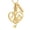 Gold, variant on Personalize Music Note Heart Urn Pendant Memory Necklace for Cremation Ashes Keepsake Holder Memorial Jewelry
