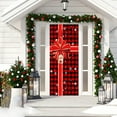 thumbnail image 6 of Virelaxpo Christmas Doorway Frame Decor with Santa Claus Print,Garden and Patio Hanging for Seasonal Photo Scenes and Home Entrance Decoration, 6 of 6