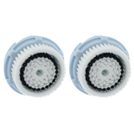 2-Pack Delicate Skin Facial Cleansing Brush Heads for Clarisonic Mia 2