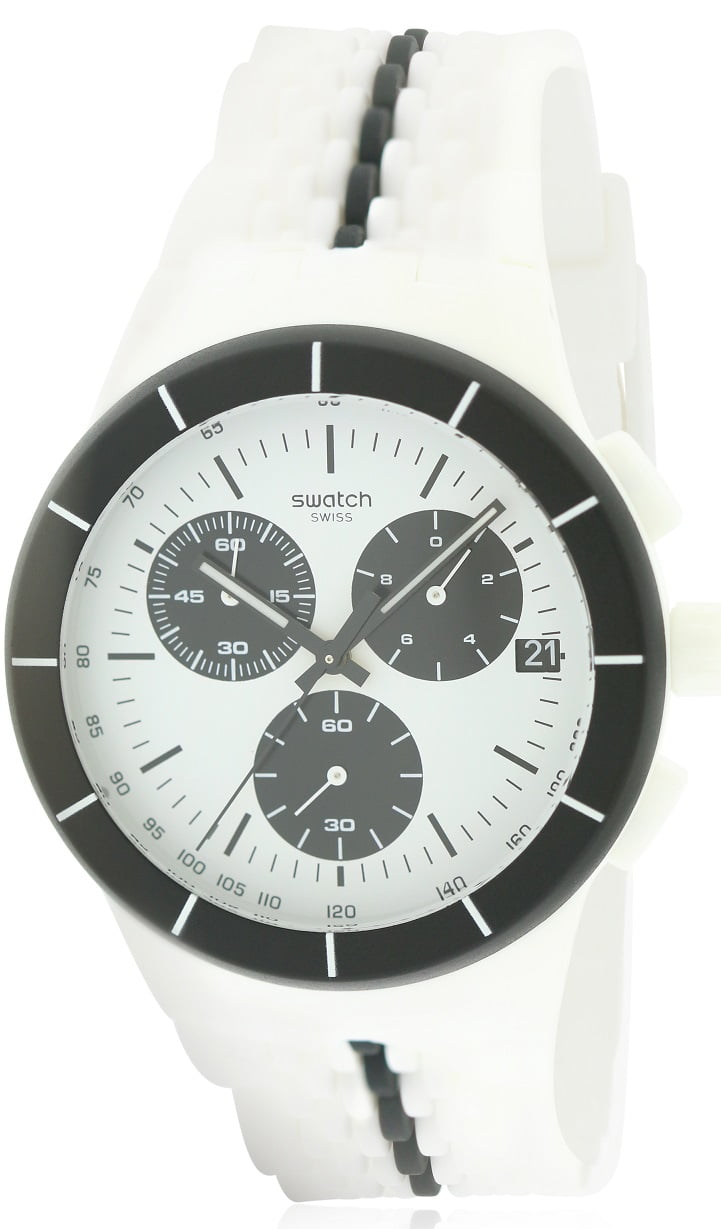 Swatch PISTE NOIRE Mens Watch SUSW407 - Walmart.com