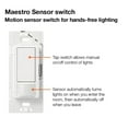 thumbnail image 5 of Lutron Ms-Ops2 Maestro 2 Amp 120 Volt Single Pole Motion Sensing Switch - Snow, 5 of 7