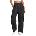 thumbnail image 2 of Womens Pants Cargo Straight Leg Pants Casual Solid Color Casual Trousers with Pockets, 2 of 6