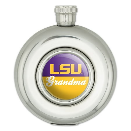 

LSU Grandma Round Stainless Steel 5oz Hip Drink Flask