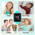 thumbnail image 6 of SZBXD Kids Smart Watch with SOS, Boys Girls Smartphone Watch with 2 Way Call 11 Puzzle Games Camera Music MP3 Player HD Selfie Alarm Timer, Best Gifts for Children Kids Boys Girls-Green, 6 of 7