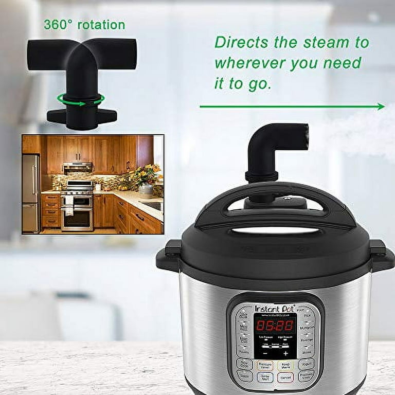 Steam Diverter Pressure Release Accessory Compatible with Instant Pot