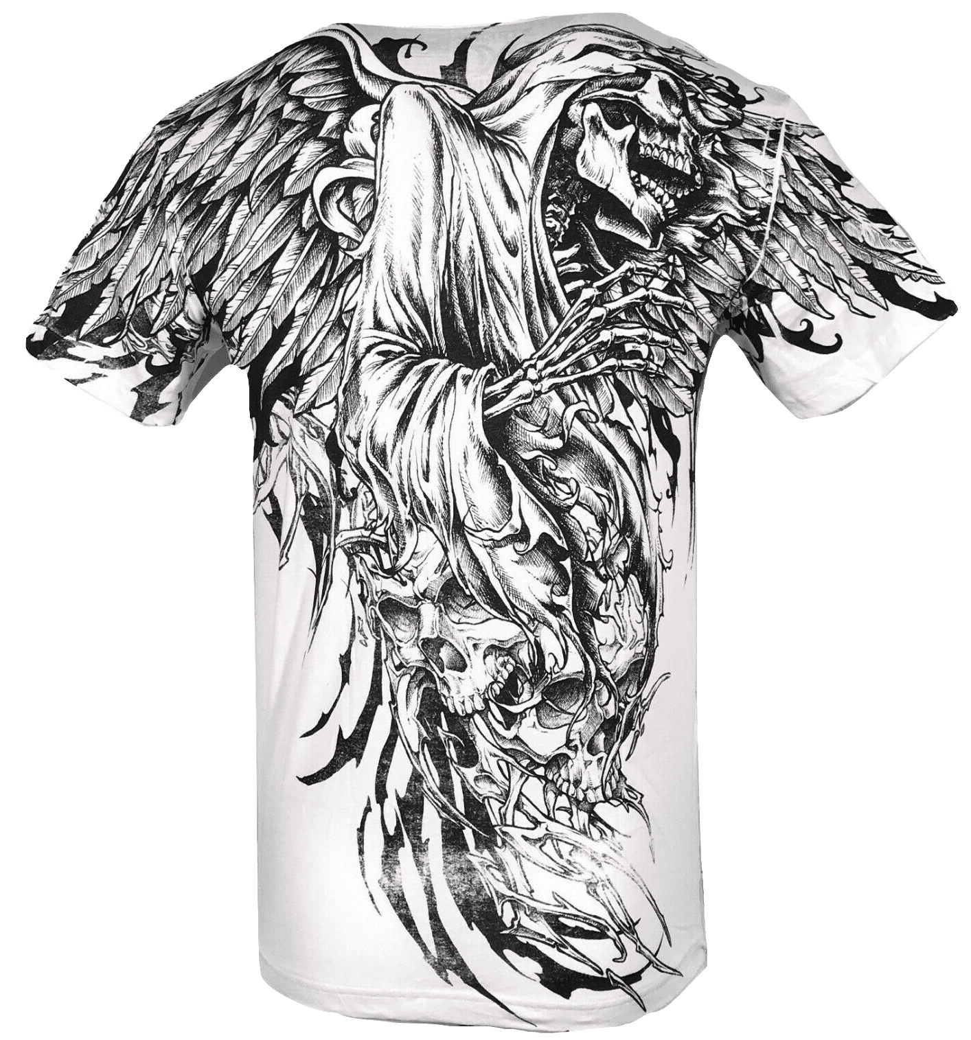 Affliction Men's Biomechanical Grey T-Shirt, Xtreme Couture, 100