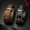 thumbnail image 5 of Maikun Men Belts Reversible Leather Belt Reverse for 6 Sides Dress Casual Belts for Men, 5 of 8