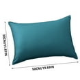 thumbnail image 3 of Waterproof Outdoor Pillow Cover 30x50cm | Rectangle Solid Color Cushion Case | Weather-Resistant Fabric for Patio, Pool & Garden | Easy Clean Backrest Cover (Pillow Not Included), 3 of 7