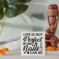 thumbnail image 5 of Zomyto 5"x5" Nail Sign Nail Salon Sign Life Is Not Perfect But Your Nails Can Be Wooden Block Sign Rustic Style Beauty Salon Desk Shelf Decorations, 5 of 6