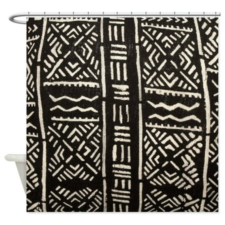 Mudcloth Print - CafePress - African Tribal Print Mudcloth - Unique Cloth Shower Curtain