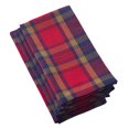 thumbnail image 1 of Saro Lifestyle 8054.R20S Serviette en Coton à Carreaux Classique Glendora Carrée de 20 Po&44; Rouge - Lot de 4, 1 of 1