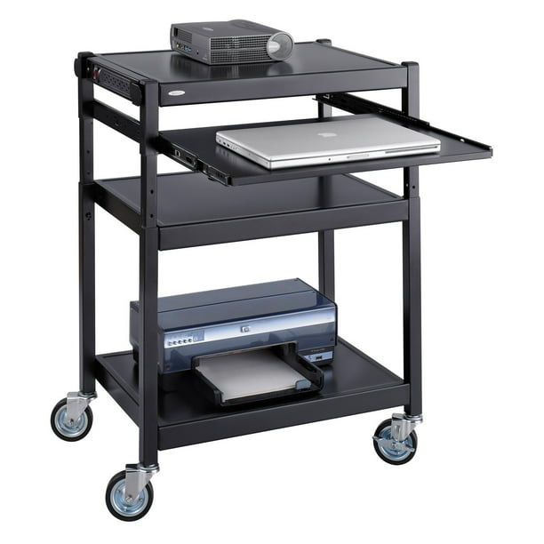 Safco Steel Adjustable Projector Cart