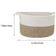 thumbnail image 3 of Fiudx Liquidación De Ahorros De Verano Cesta De Almacenamiento Caja De Almacenamiento Tejida A Mano Cesta De Almacenamiento De Estilo Bohemio Cesta Tejida, 3 of 5