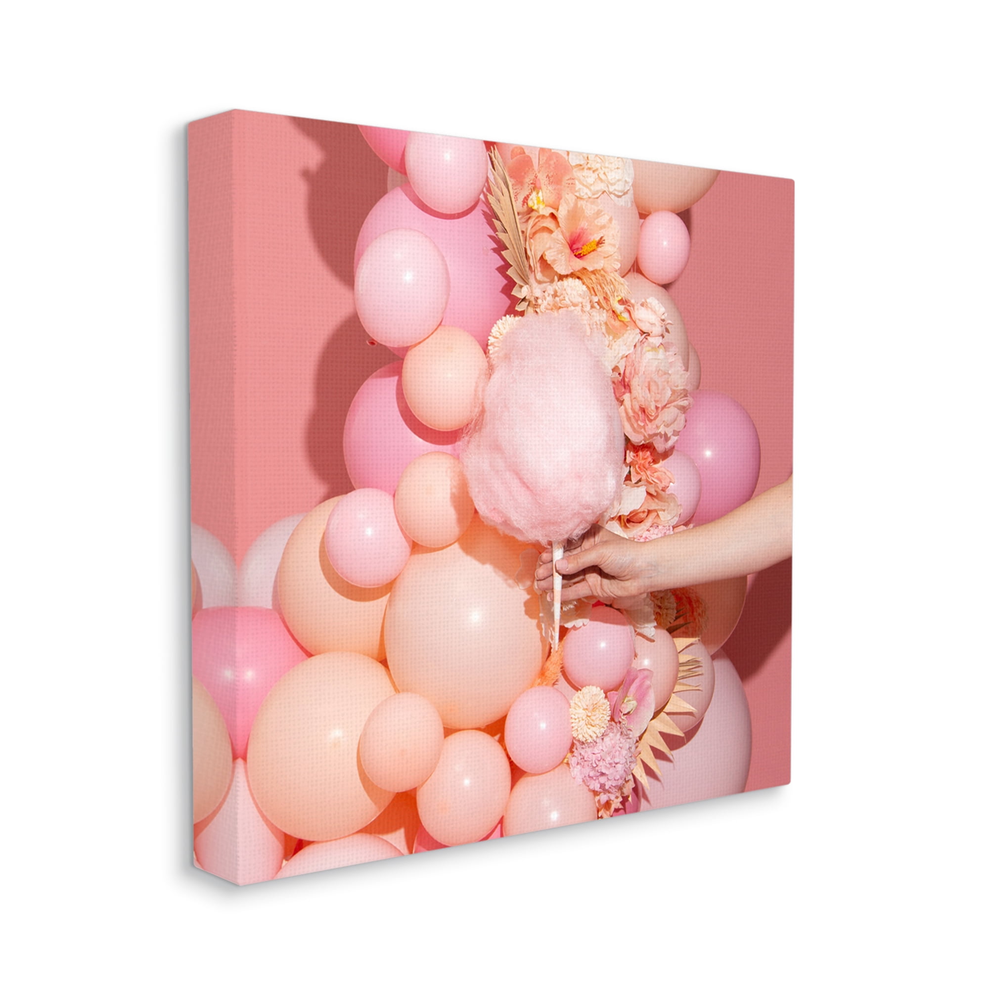 Stupell Industries Cotton Candy & Balloons Food & Beverage Photography Gallery Wrapped Canvas Print Wall Art, 36 x 36