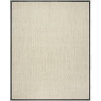 SAFAVIEH Natural Fiber Forrester Solid Runner Rug, Marble/Grey, 2'6" x 22'