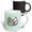 Multicolor, variant on 3drose, Image of Polka Dot and Striped Cartoon Bunny with Happy Easter, 11oz Two-tone Red Mug