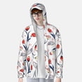thumbnail image 3 of Pofeuu Tulips Flowers Print Sun Protection Outdoor Lightweight Full Zip UV Cooling Hoodie Long Sleeve Summer Clothing for Outdoor Hiking-Medium, 3 of 5