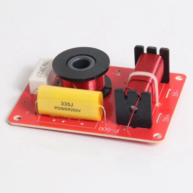 4X 130W Speaker Crossover 2 Way High-Low 8 Ohm Frequency Divider for 6 Inch Speaker