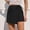 Black, variant on PWPSG Womens High Waist Wrap Skort, Side Tie Detail with Built-in Shorts, Soft Fabric for Casual Vacation Outfits White S